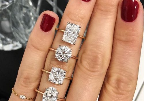 Choosing a Lab Grown Diamond Shape by Finger Type