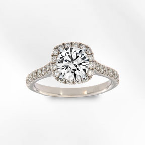 Halo diamond rings | The Art of Jewels